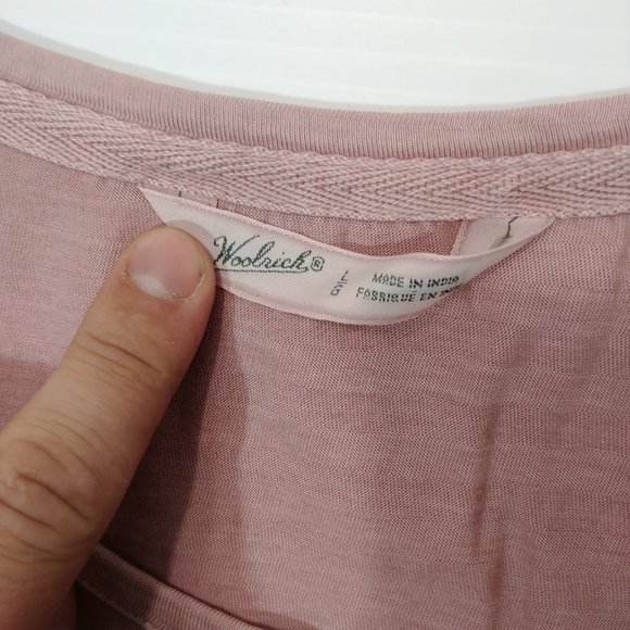 Woolrich Womens Short Sleeve Tee Shirt - Size L - Pre-owned - NJLY8V - Picture 3 of 7